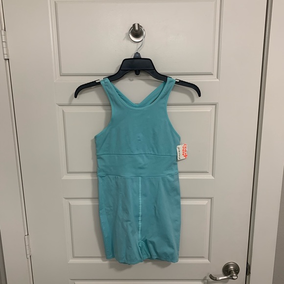 Free People Movement Every Single Time Running Onesie - Cascade Blue - M/L - Picture 5 of 8